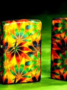 Colorful Pattern Design Fusion 540 Multi Sided Zippo Lighter
